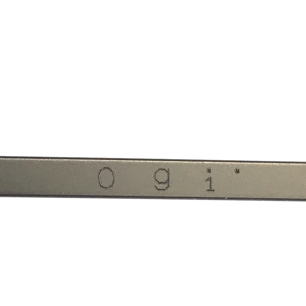 ogi Petite Eyeglasses Frames 9013 COL. 13 Gunmetal Oval Wire Rim 42-21-135 - Picture 14 of 14